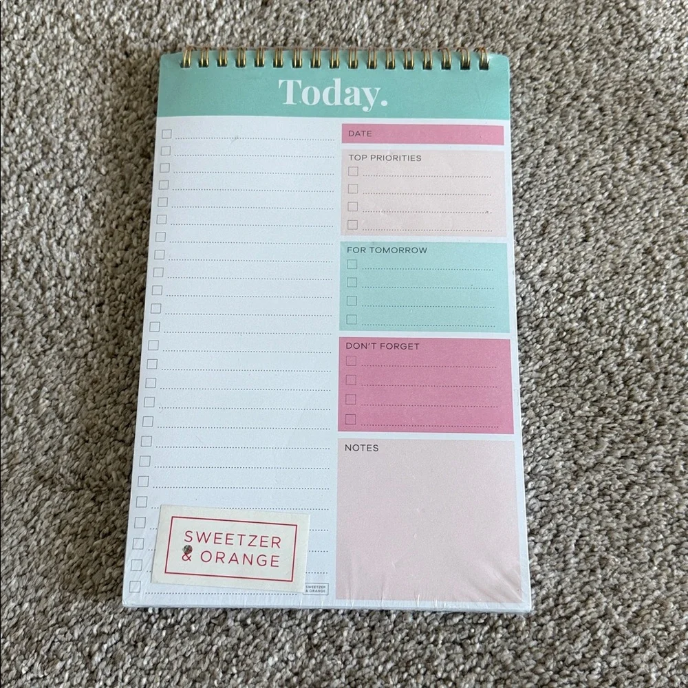 Pastel Today and Weekly To-Do Notepad Set